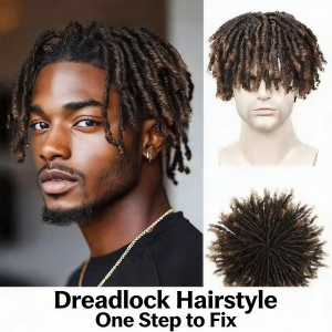 African wig wigs rock funky hip-hop wigs black hair perm non-mainstream explosive men dirty hair wigs