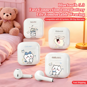 2026 new style Jiyika Wow wireless Bluetooth headset in-ear noise reduction high sound quality sports running universal