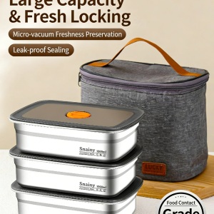 Stainless steel lunch box food grade office worker adult large capacity lunch box rectangular new lunch box with lid